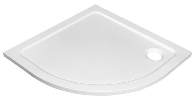 TECMI brodzik kompozytowy półokrągły 80x80 cm (R55)