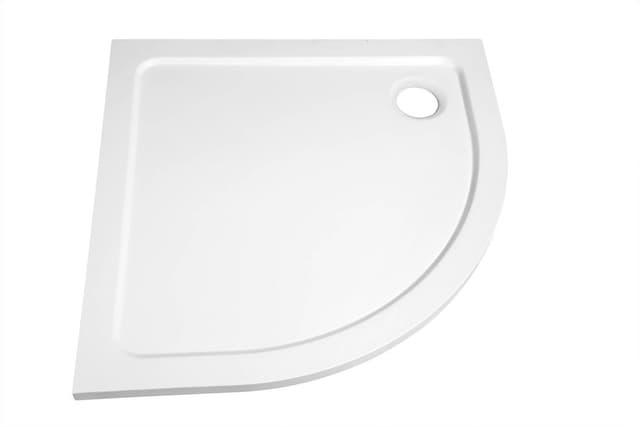 TECMI brodzik kompozytowy półokrągły 80x80 cm (R55)