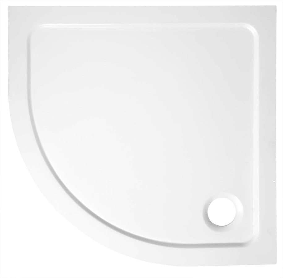 TECMI brodzik kompozytowy półokrągły 80x80 cm (R55)