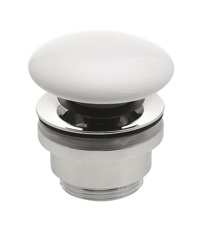 Korek umywalkowy 5/4", klik-klak, ceramiczny