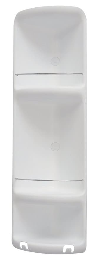 CAESAR potrójna półka narożna 226x710x160 mm ABS