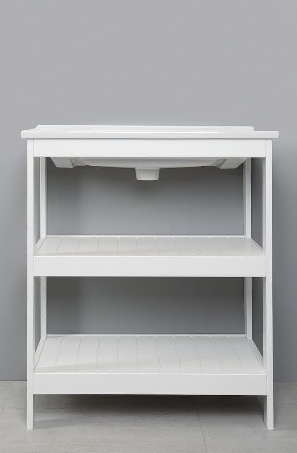 ETIDE szafka umywalkowa 71,5x86x44 cm, matowa biała