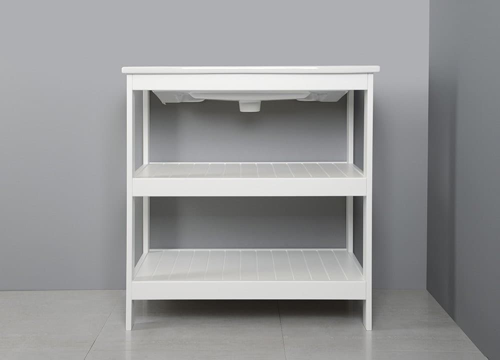 ETIDE szafka umywalkowa 81,5x86x44 cm, matowa biała