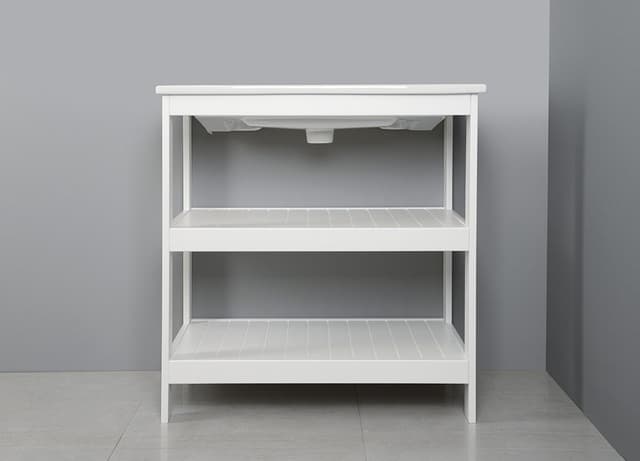 ETIDE szafka umywalkowa 81,5x86x44 cm, matowa biała