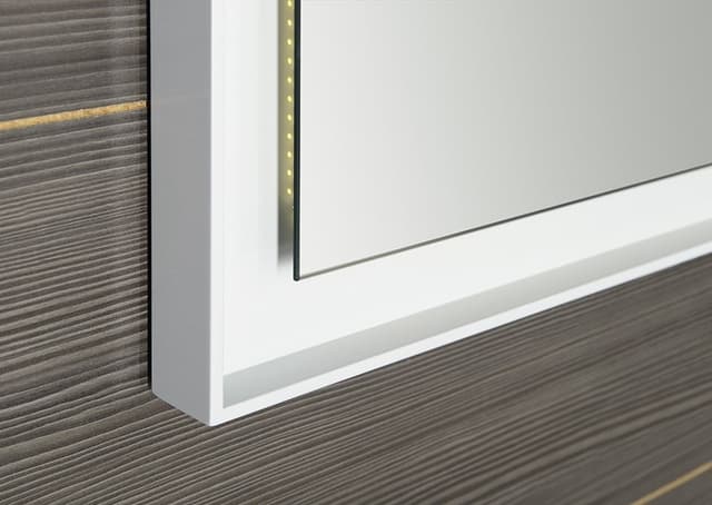 FLUT lustro z oświetleniem LED 600x800mm, białe