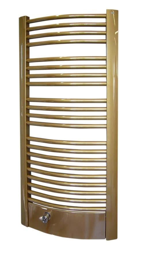 EGEUS grzejnik drabinkowy 595x1154mm, 669W, brązowy