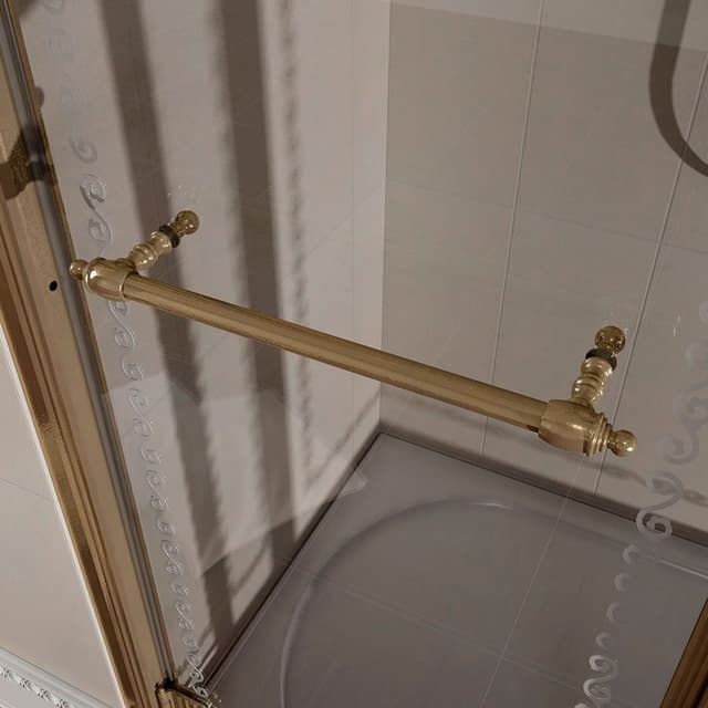 ANTIQUE drzwi wnękowe 900mm, lewe, szkło coated, brązowe
