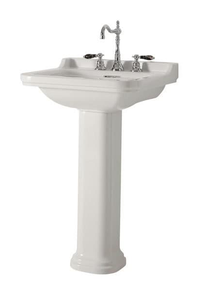 WALDORF ceramiczna umywalka 60x55 cm z przelewem