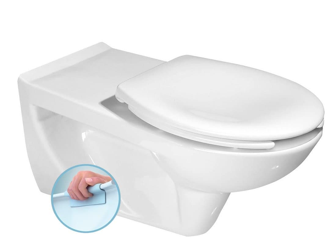 HANDICAP WC wiszące Rimless 37,5x73 cm biały