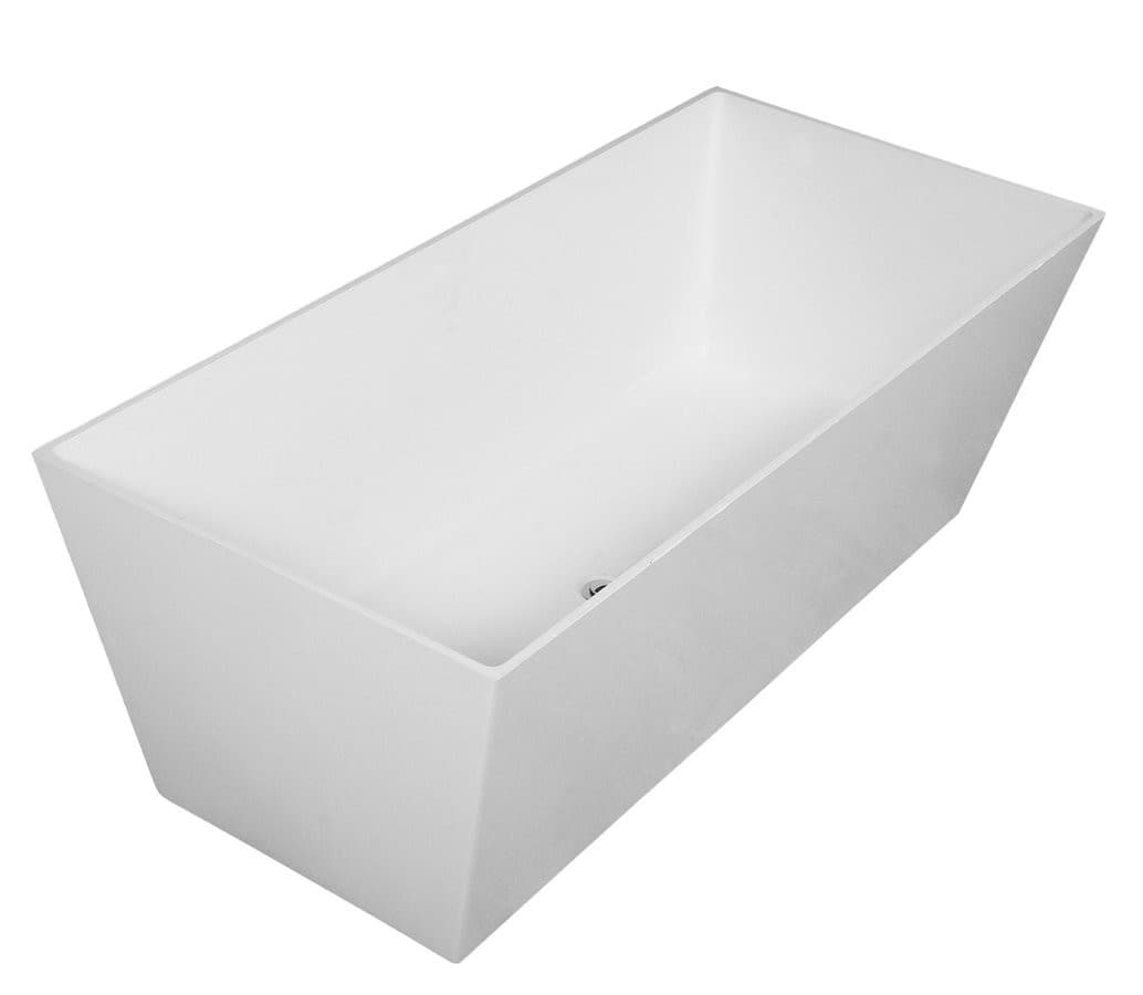 KVADRIE wolnostojąca wanna 159x65x55 cm, kompozytowa