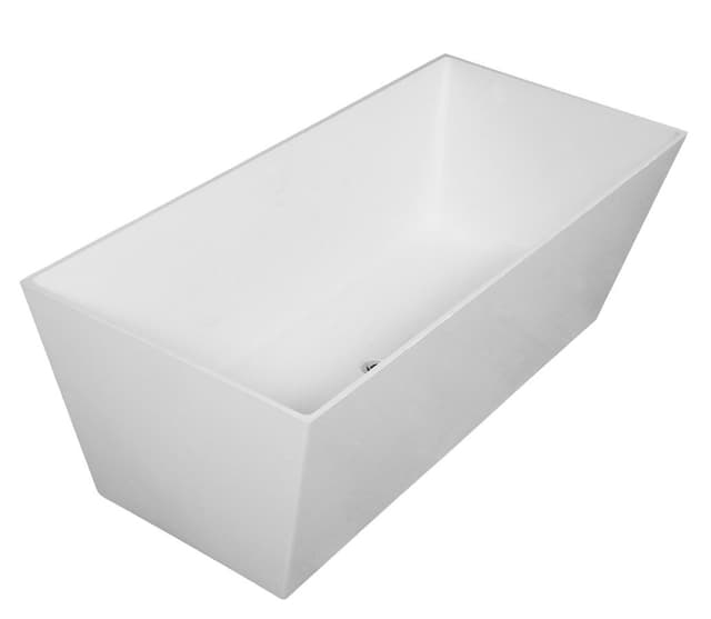 KVADRIE wolnostojąca wanna 159x65x55 cm, kompozytowa