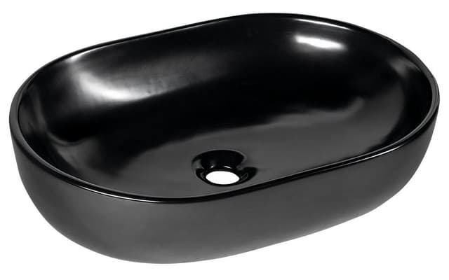 CALEO umywalka ceramiczna nablatowa 59x41,5 cm matowa