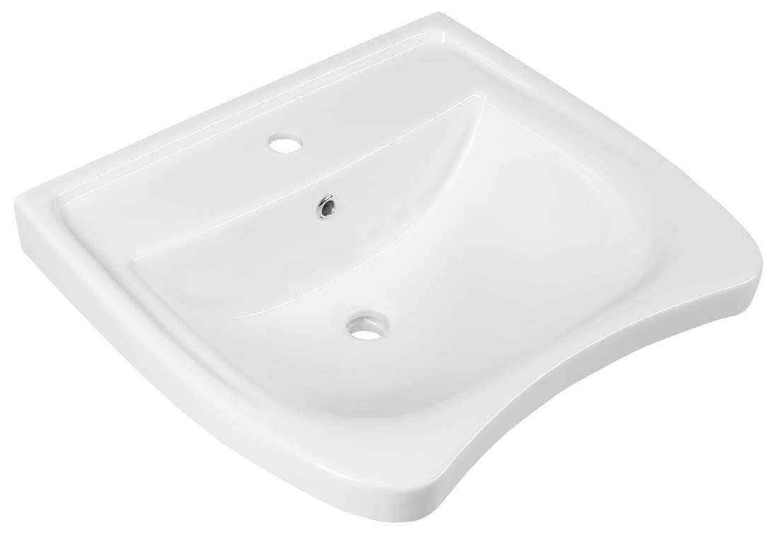 HANDICAP ceramiczna umywalka dla niepełnosprawnych 60x55 cm