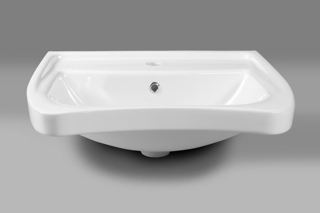 HANDICAP ceramiczna umywalka dla niepełnosprawnych 60x55 cm