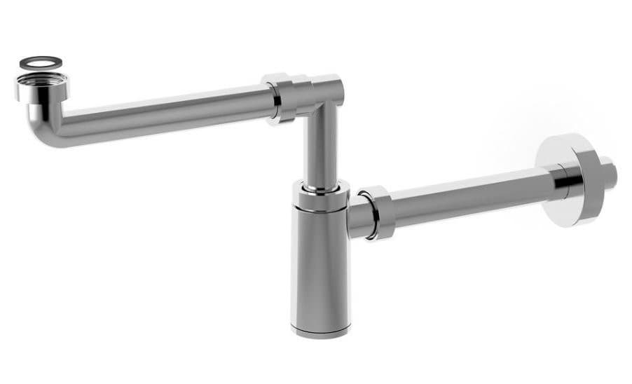 KING syfon umywalkowy oszczędzający miejsce 5/4"-32 ABS/chrom