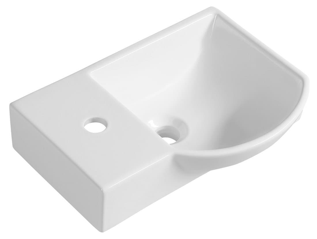 LITOS umywalka ceramiczna lewa 45x32 cm