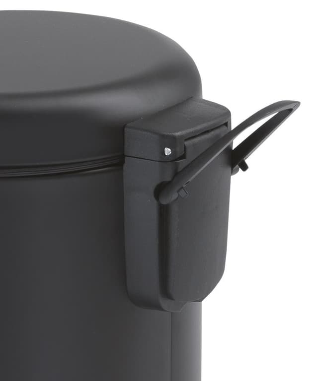 POTTY kosz na śmieci 5l, okrągły Soft Close, czarny matowy
