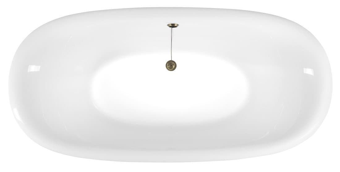 REGATA wolnostojąca wanna 175x85 cm z nogami białymi
