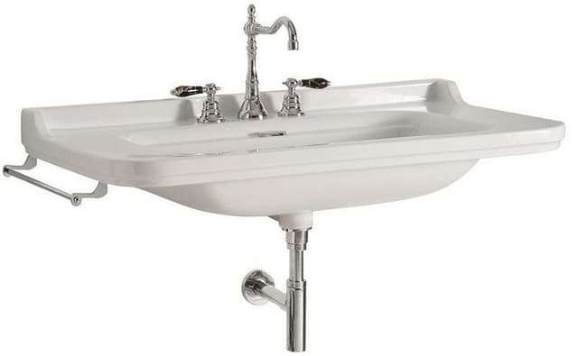WALDORF umywalka ceramiczna 120x55 cm Made in Italy