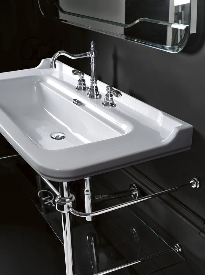 WALDORF umywalka ceramiczna 120x55 cm Made in Italy
