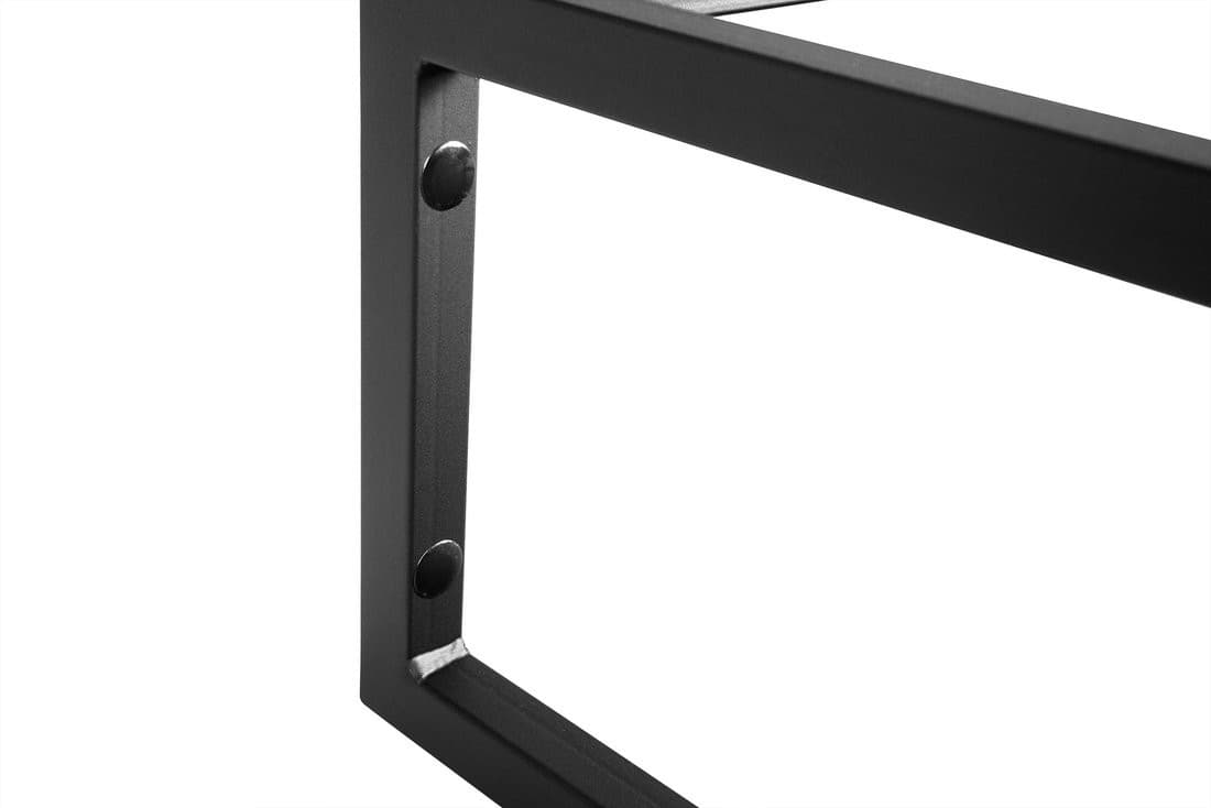 SKA Wspornik umywalki pod blat, 1200x200x460mm, czarny matowy