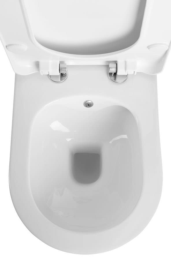 AVVA WC wiszące z bidetem, Rimless 35,5x53 cm