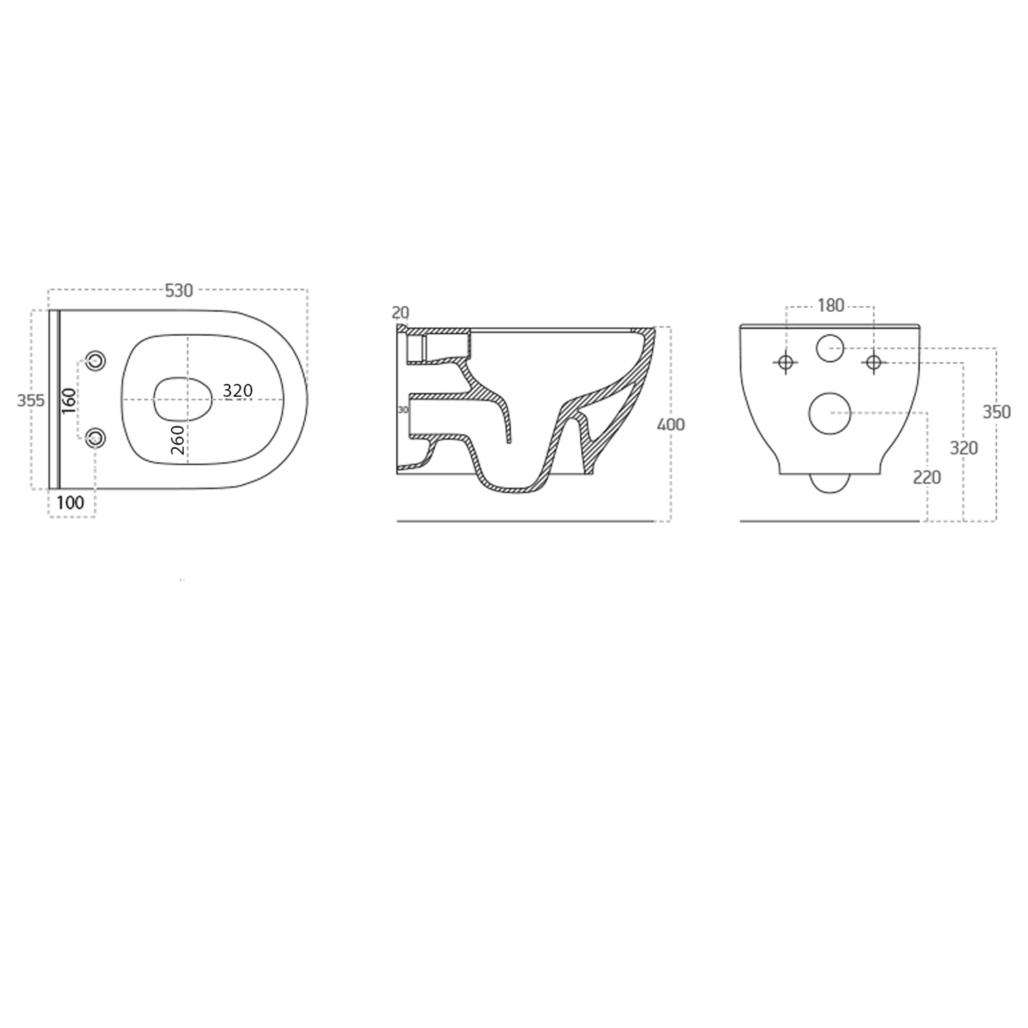 Brilla misa WC rimless z funkcją bidetu