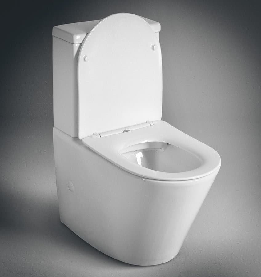 PACO RIMLESS kompakt WC z uniwersalnym odpływem