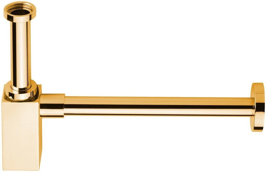 Syfon umywalkowy 1'1/4, odpływ 32 mm, złoty