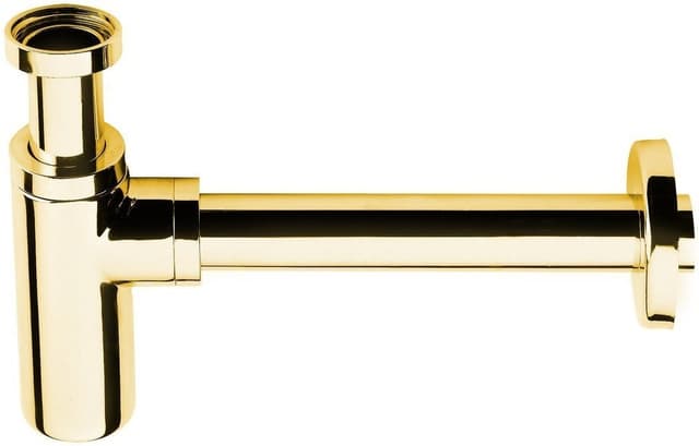Syfon umywalkowy złoty 1'1/4, odpływ 32 mm