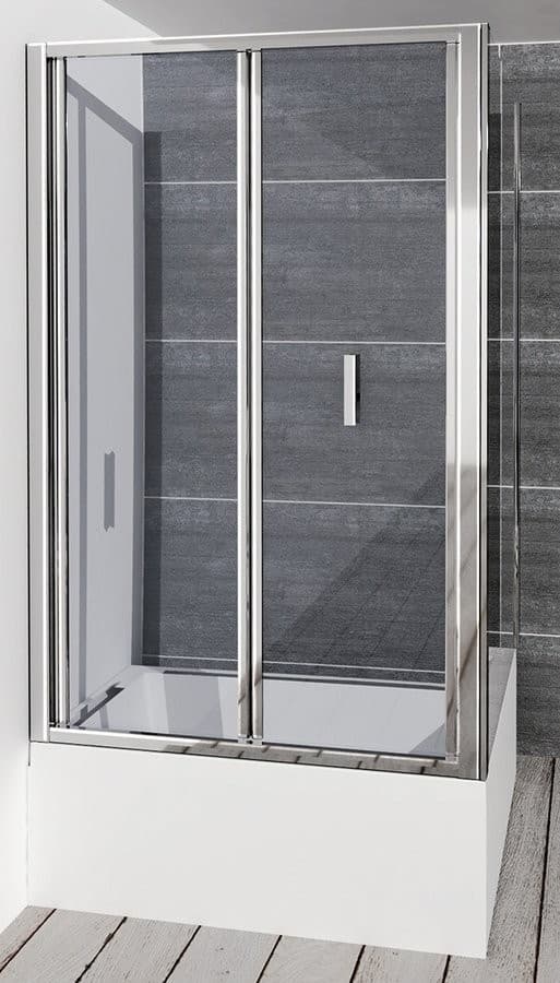 DEEP drzwi prysznicowe składane 1000x1650mm, bezpieczne szkło
