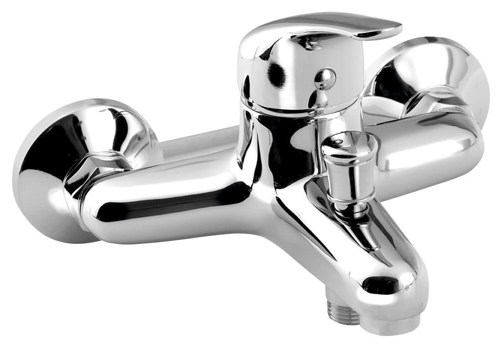 HOFFER bateria wannowa ścienna 150mm chrom
