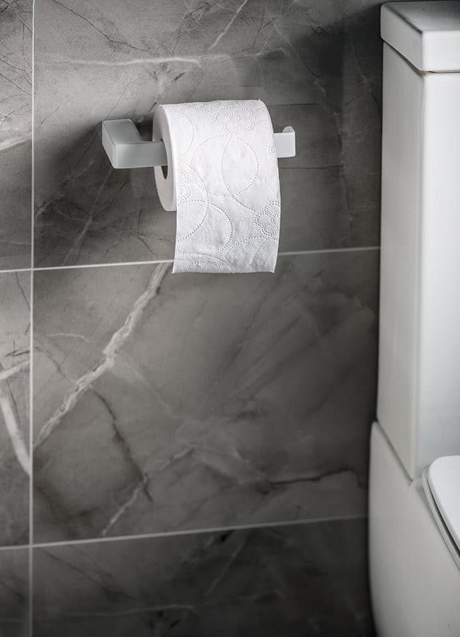 PIRENEI wieszak na papier toaletowy bez klapki, matowy