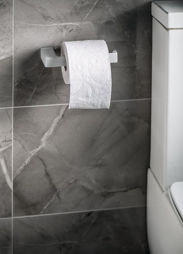 PIRENEI wieszak na papier toaletowy bez klapki, matowy