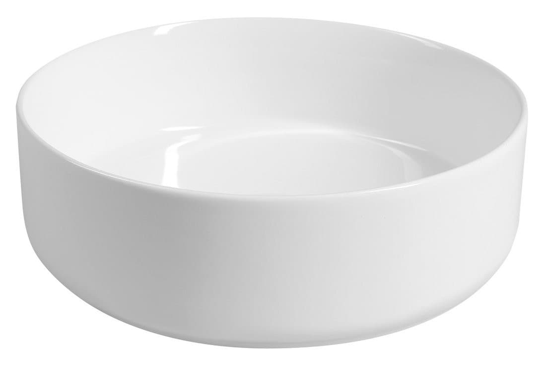 INFINITY ROUND umywalka ceramiczna nablatowa Ø36 cm