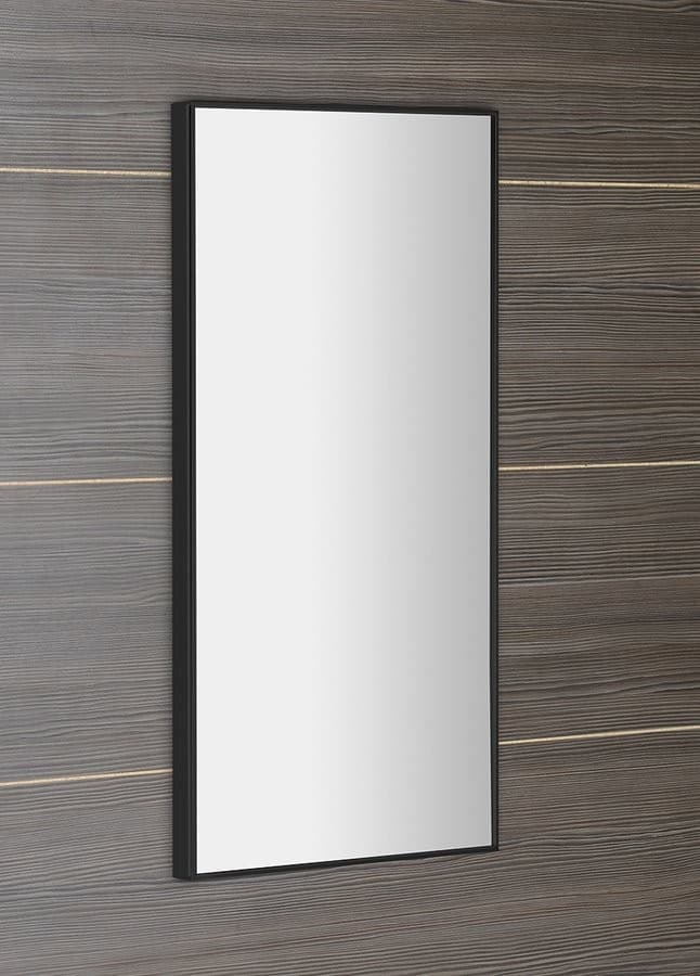 AROWANA lustro w ramie 350x900mm, matowe czarne