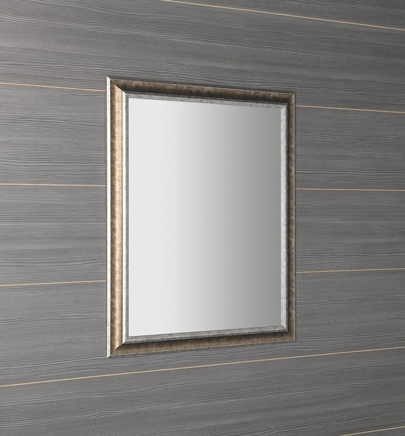 AMBIENTE lustro w drewnianej ramie 720x920mm brązowe