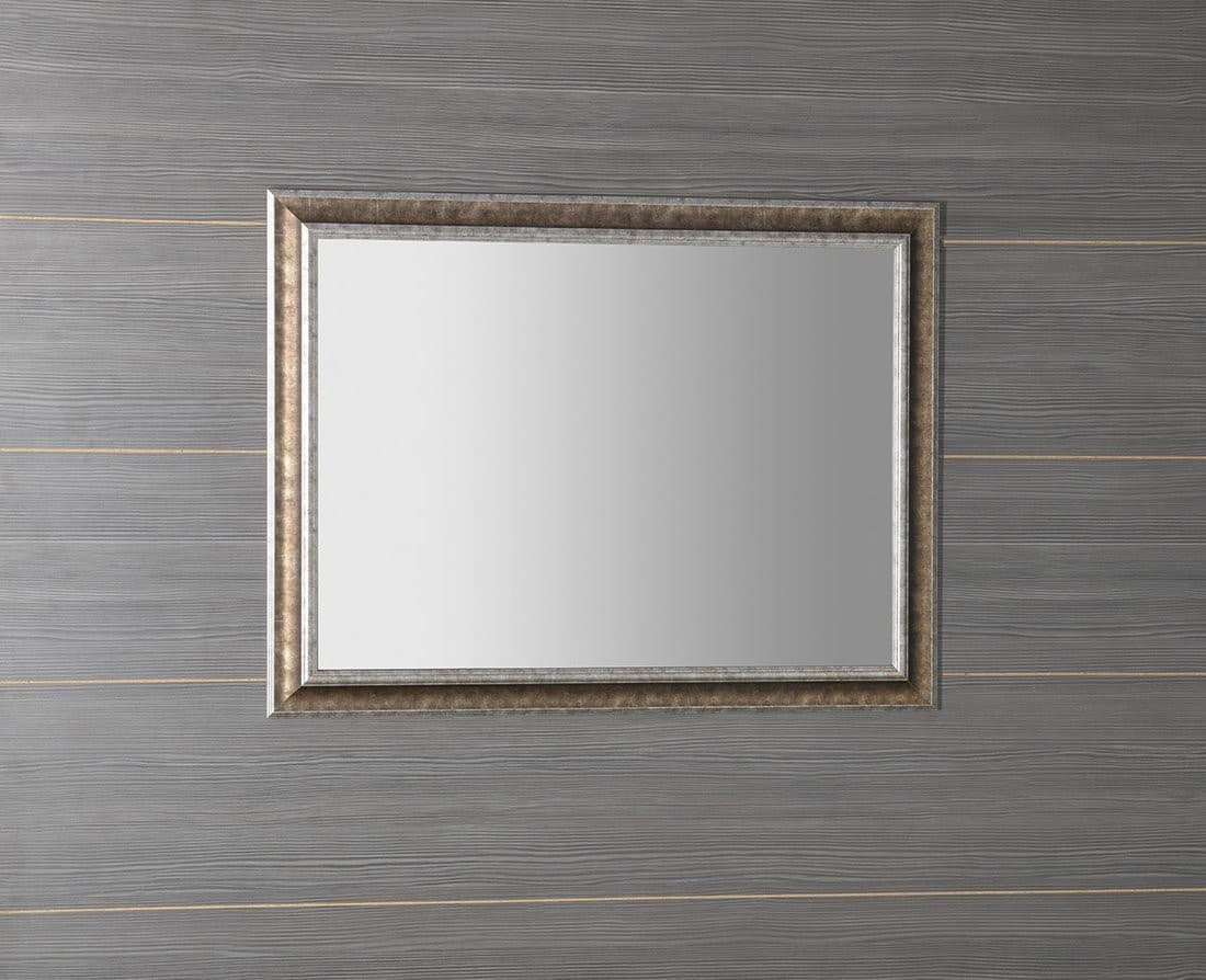 AMBIENTE lustro w drewnianej ramie 720x920mm brązowe
