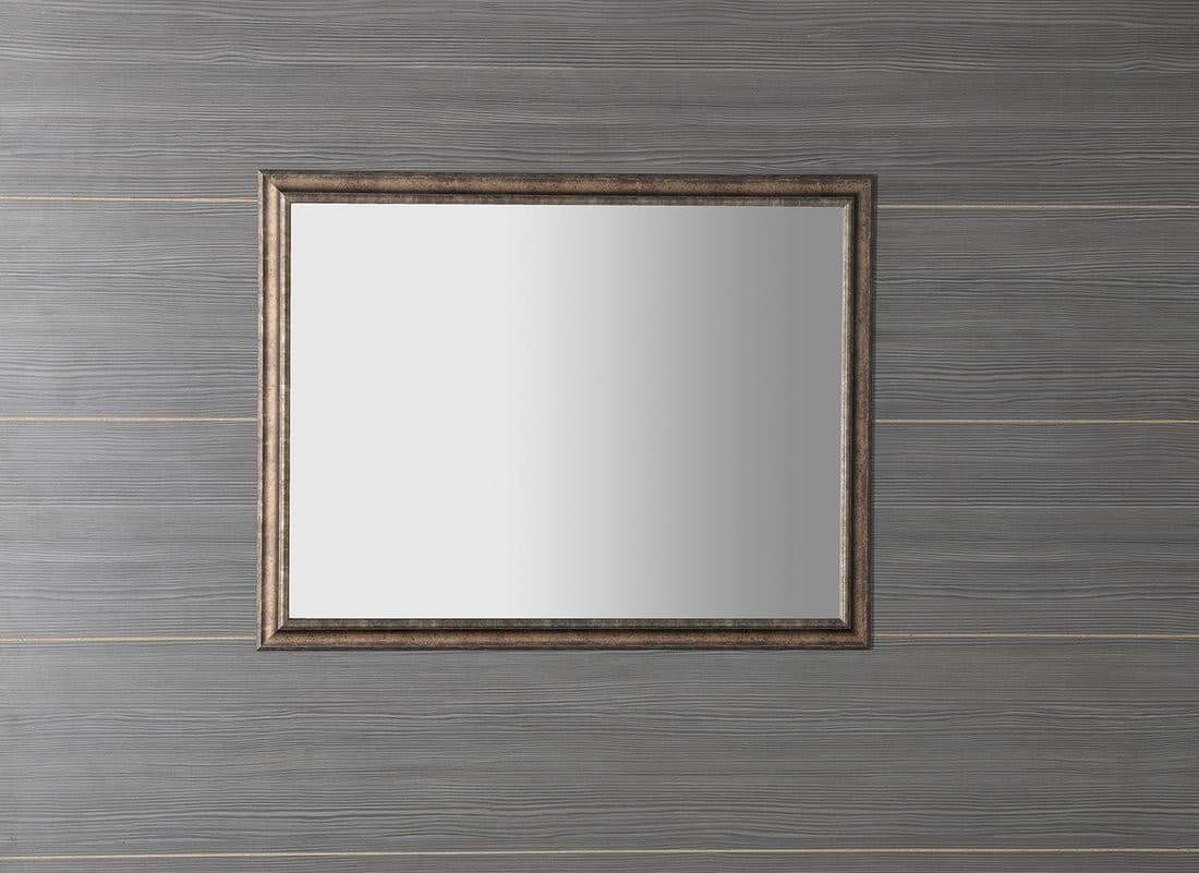 ROMINA lustro drewniane 680x880 mm z brązową patyną