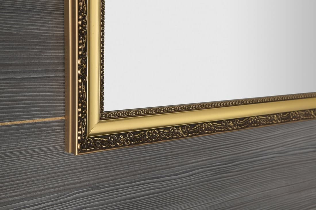 Lustro BOHEMIA w drewnianej ramie 589x989 mm