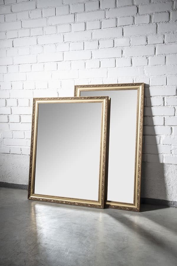 Lustro BOHEMIA w drewnianej ramie 589x989 mm