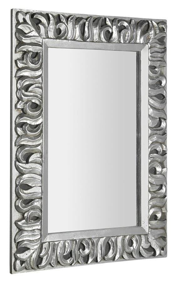 ZEEGRAS Lustro w ramie 70x100 cm srebrne Antique