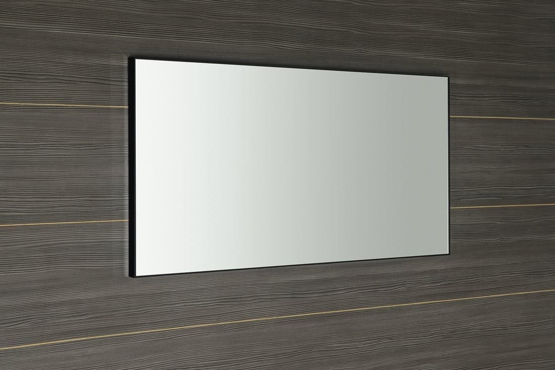 AROWANA Lustro w ramie aluminiowej 1200x600mm czarny mat