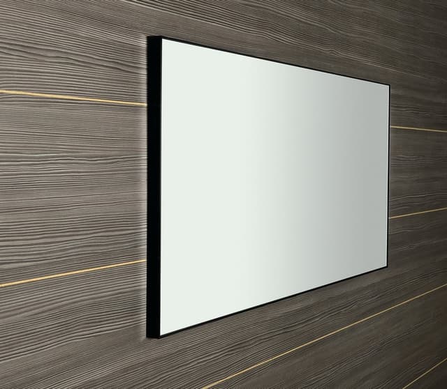 AROWANA Lustro w ramie aluminiowej 1200x600mm czarny mat