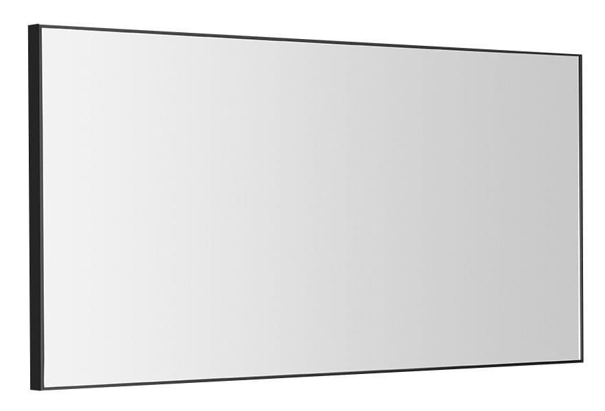 AROWANA lustro w ramie aluminiowej 1000x500mm czarny mat