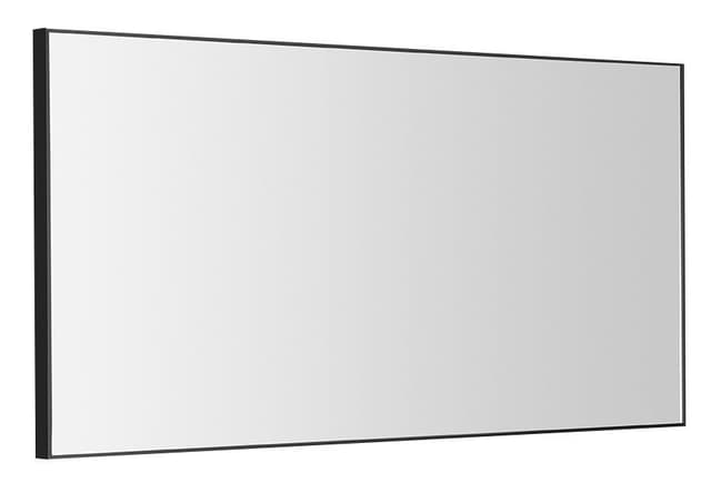 AROWANA lustro w ramie aluminiowej 1000x500mm czarny mat
