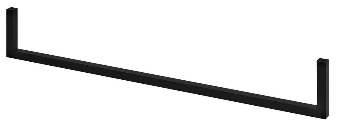 AVICE wieszak na ręczniki 600x95mm - czarny mat