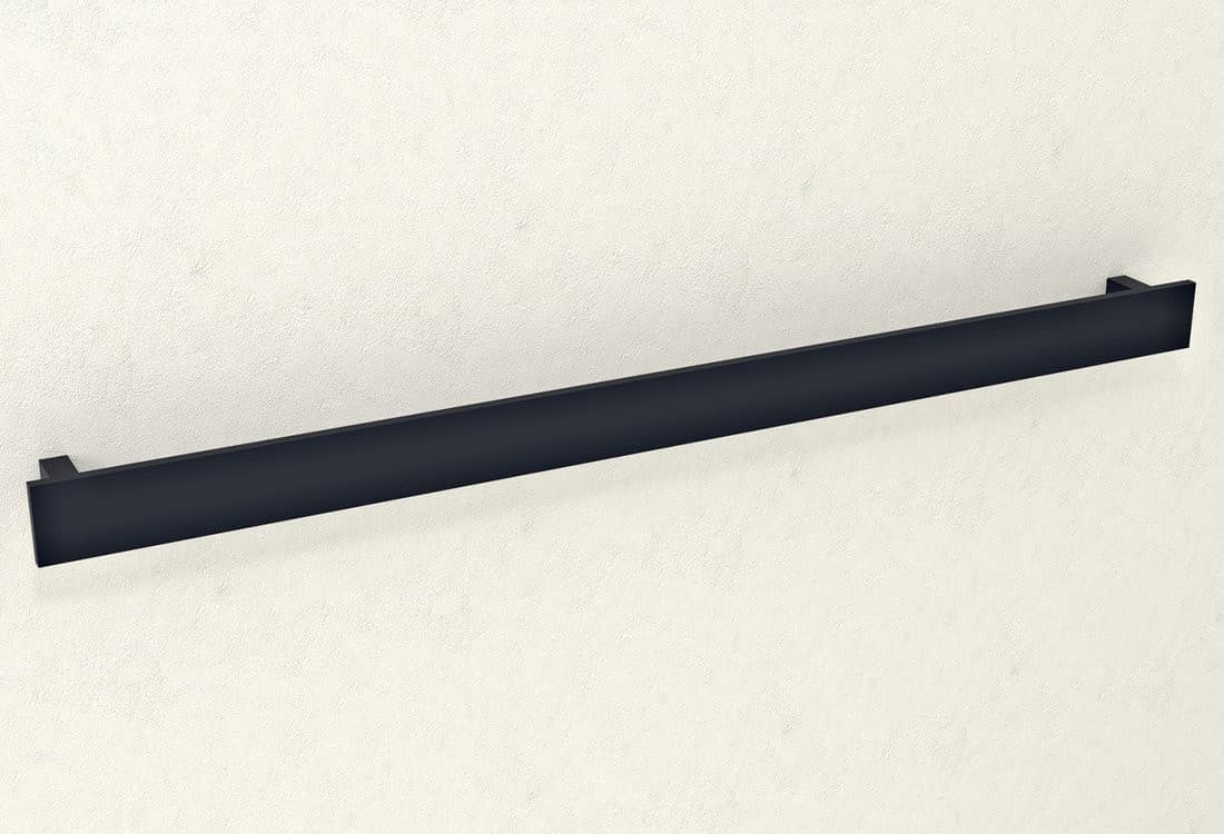 PATRON wieszak na ręczniki 1000x60mm czarny mat