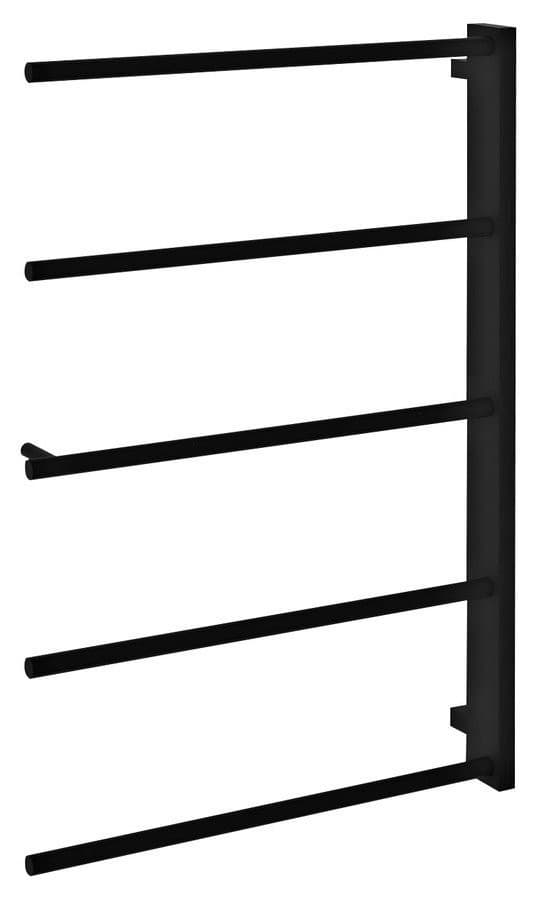 SLICE wieszak na ręczniki, stalowy czarny mat 520x790mm