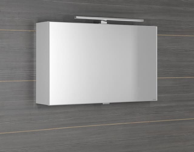CLOE szafka lustrzana z oświetleniem LED 80x50cm biała